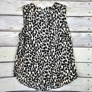Maurices Leopard Print Sleeveless Blouse Women’s 0X